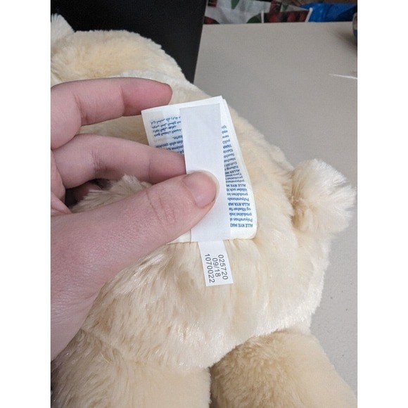 Cream/ Tan/Beige Build-A-Bear Bear Plush 2018 - Picture 3 of 3